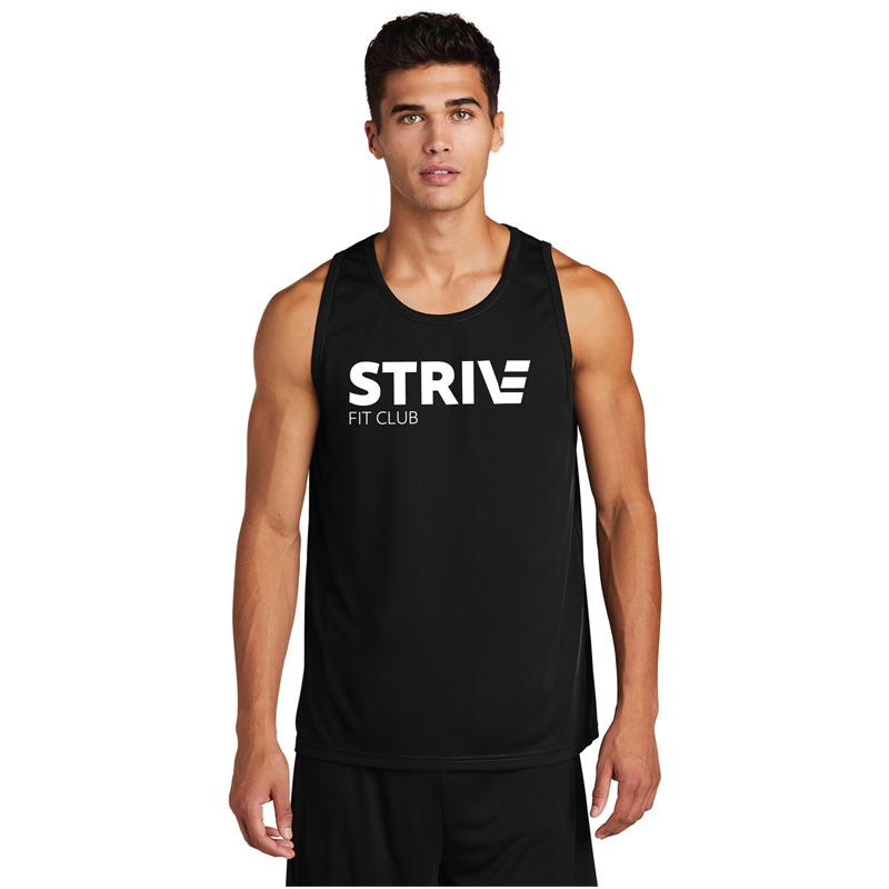 Strive - Tank Top - ST356 - Black - Full Front