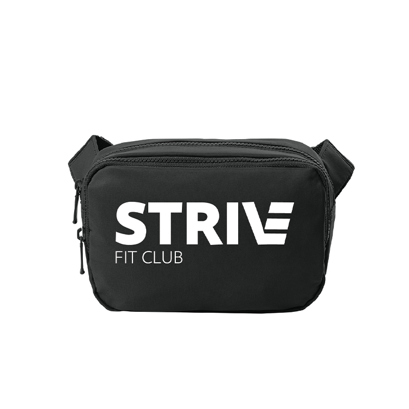 Strive - BG938 Port Authority Matte Dual-Compartment Crossbody - Deep Black