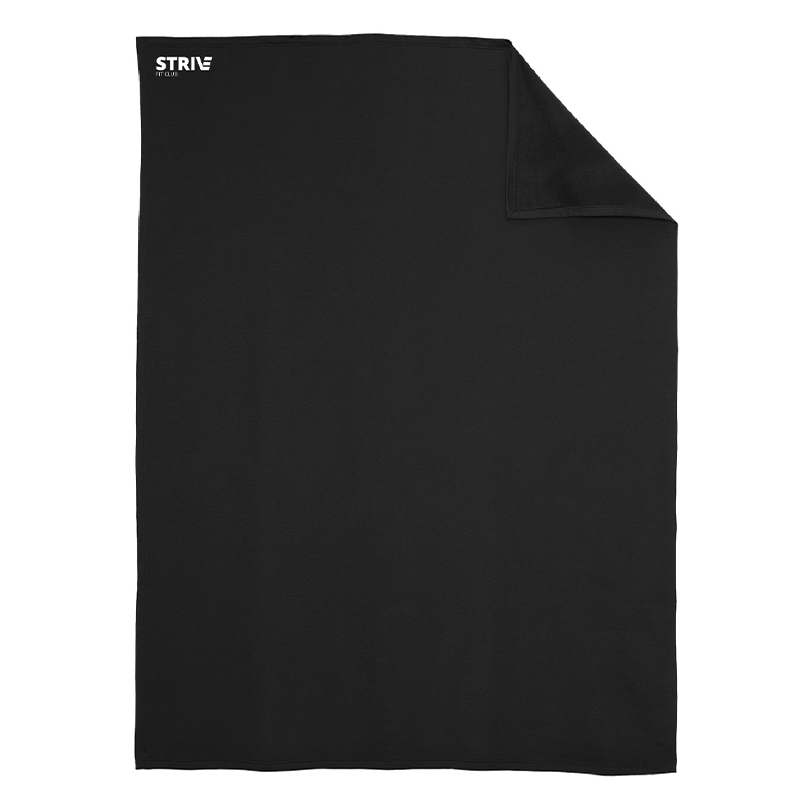 Strive - BP79 Port & Co Oversized Core Fleece Sweatshirt Blanket - Jet Black
