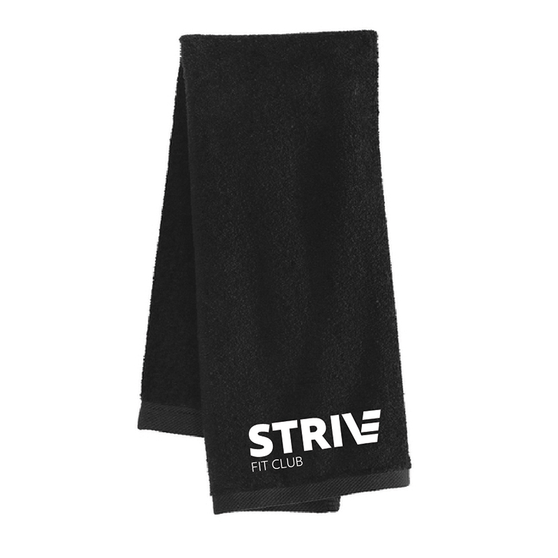 Strive - TW52 Port Authority Sport Towel - Black